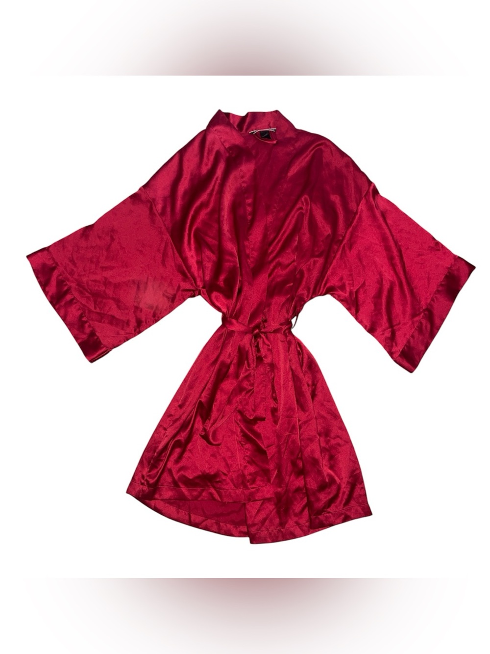 Victoria secret red satin robe